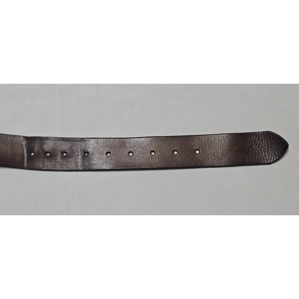 Winchester Gen Leather Soft Dark Brown Belt Size 39 Mens Vtg 1.5